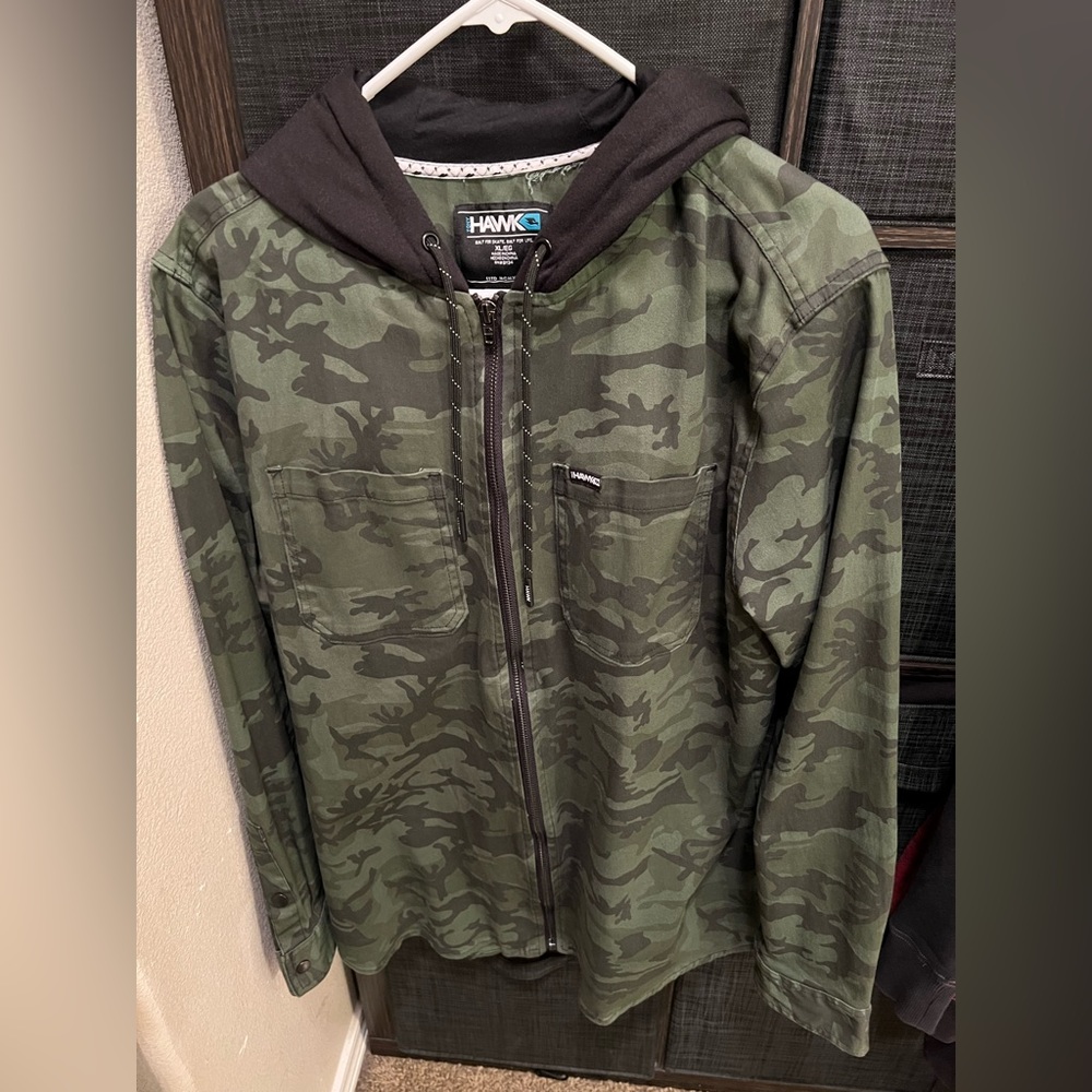 Hawk Hoodie Jacket.  Size XL.  Great condition.